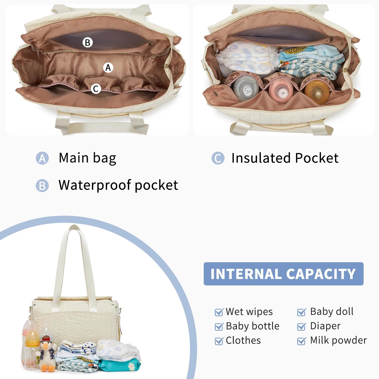 Sac isotherme pour bouteille et sac à articles humides avec éventail de séparation humide/sec Miss L