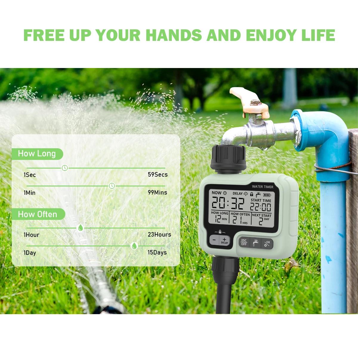 Eshico HCT-322 minuterie d'eau automatique jardin Machine d'irrigation numérique arroseur Intelligen