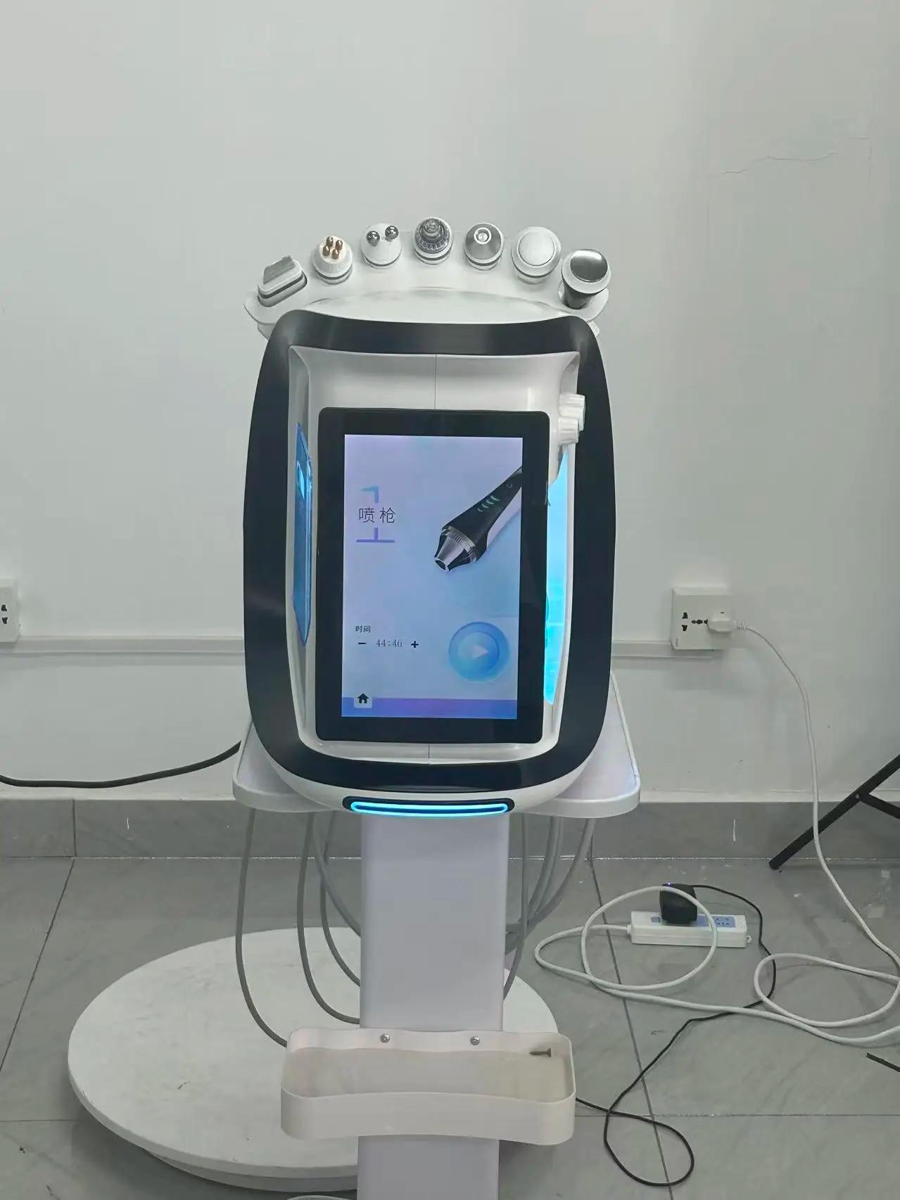 Nouveauté : Machine d'hydrodermabrasion 8 en 1 pour le visage, Aqua Peel, microdermabrasion, rajeuni