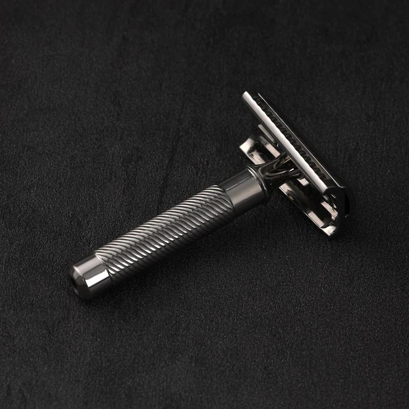 Rasoir de sécurité Yaqi Slant 37 en acier inoxydable
