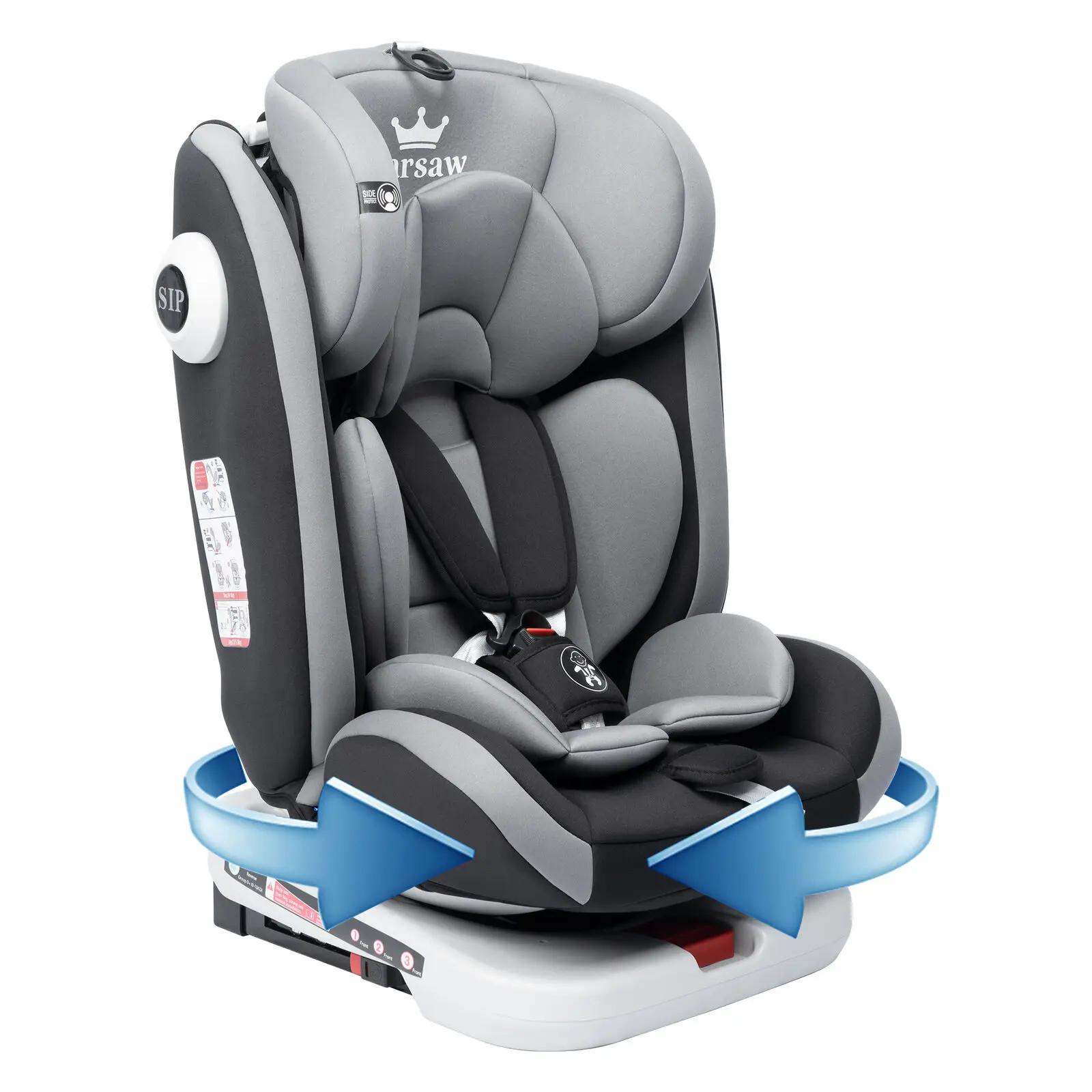 Siège auto rotatif 360° ISOFIX 9-36 kg : sécurité maximale pour enfant de 0 à 12 ans