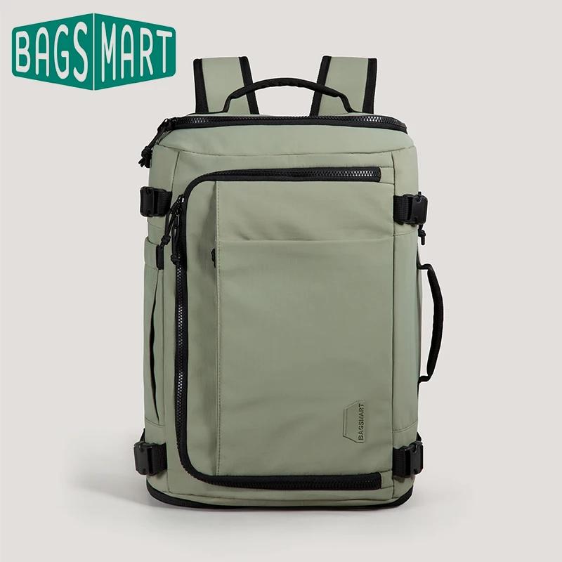 BAGSMART sac à dos de voyage week-end randonnée sac à dos pour ordinateur portable avec poche à chau