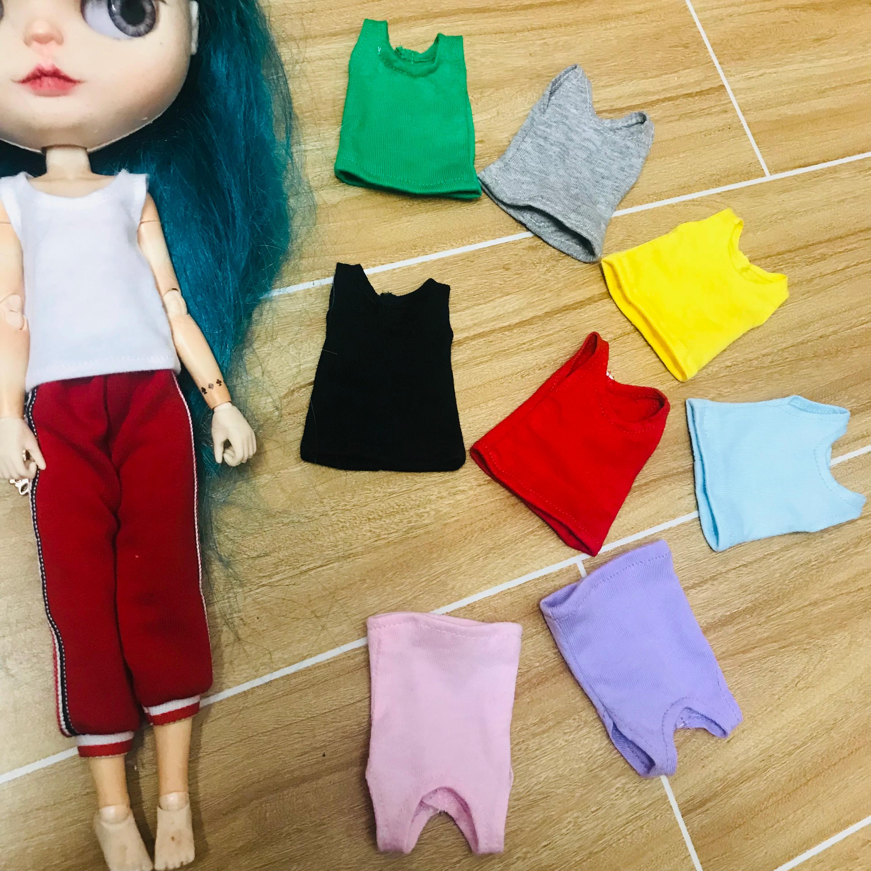 Nouveau 1 pièces Blyth vêtements gilet chemise de Base mignonne pour Blyth,,Momoko, Obistu, Licca, F