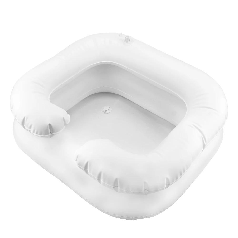 Plateau de shampoing, lavabo de lavage des cheveux pour personnes handicapées, baignoire gonflable P