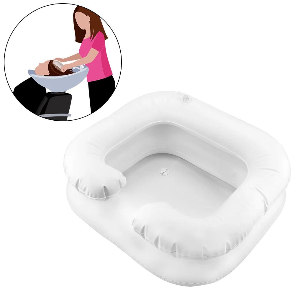 Plateau de shampoing, lavabo de lavage des cheveux pour personnes handicapées, baignoire gonflable P