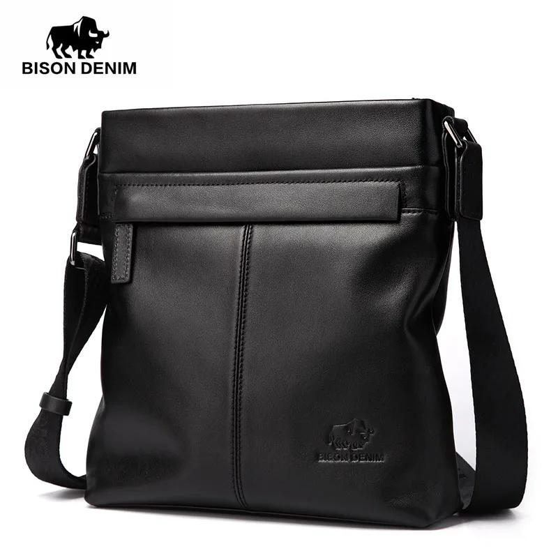 Bagressions DENIM-Sac à Bandoulière en Cuir group pour Homme, Sacs Messenger Décontractés, Cuir de V