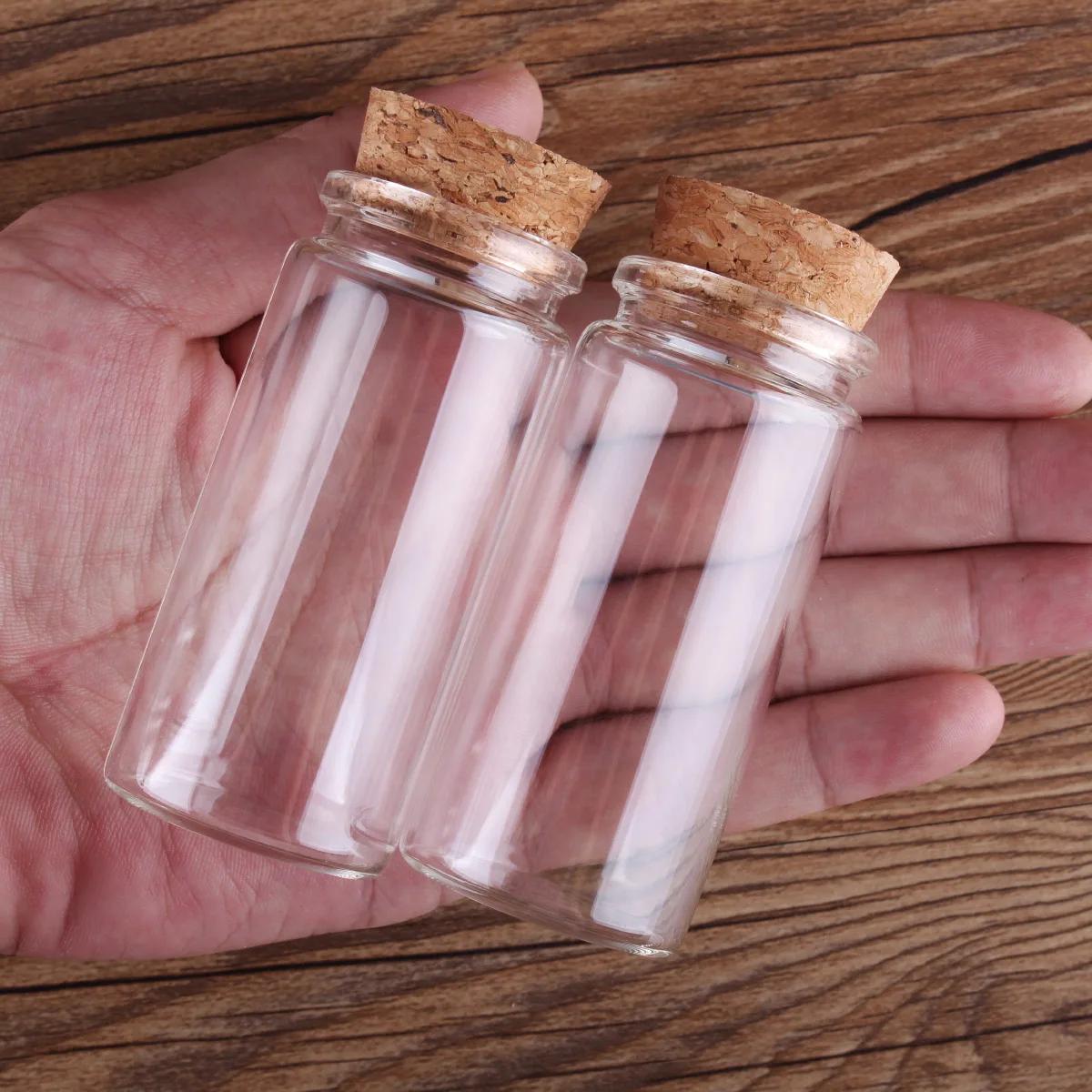12/24 pièces 20ml 30ml 40ml 50ml 60ml 70ml 90ml 120ml 150ml bouteilles en verre avec liège épices bo