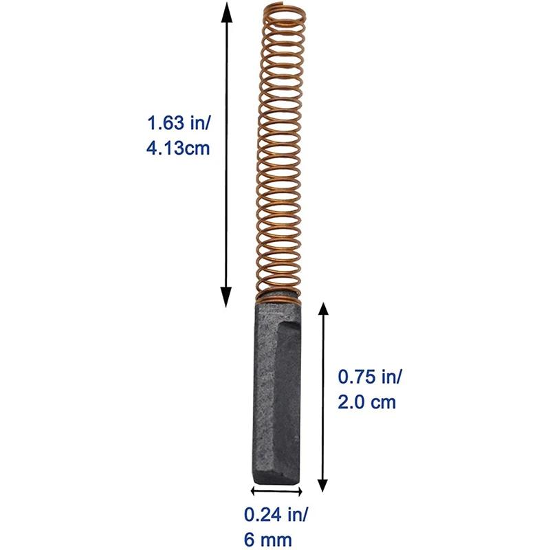 Pièces de rechange de balais de moteur en carbone pour mélangeurs KitchenAid, 10 pièces, W10380496 W