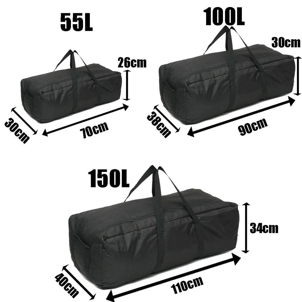 150L 100L 55L sac à main de voyage sac de Sport en plein air hommes noir grande capacité Fitness wee