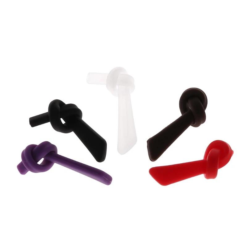 Lunettes en Silicone souple antidérapantes, vente en gros, livraison gratuite, 1 paire, accessoires 