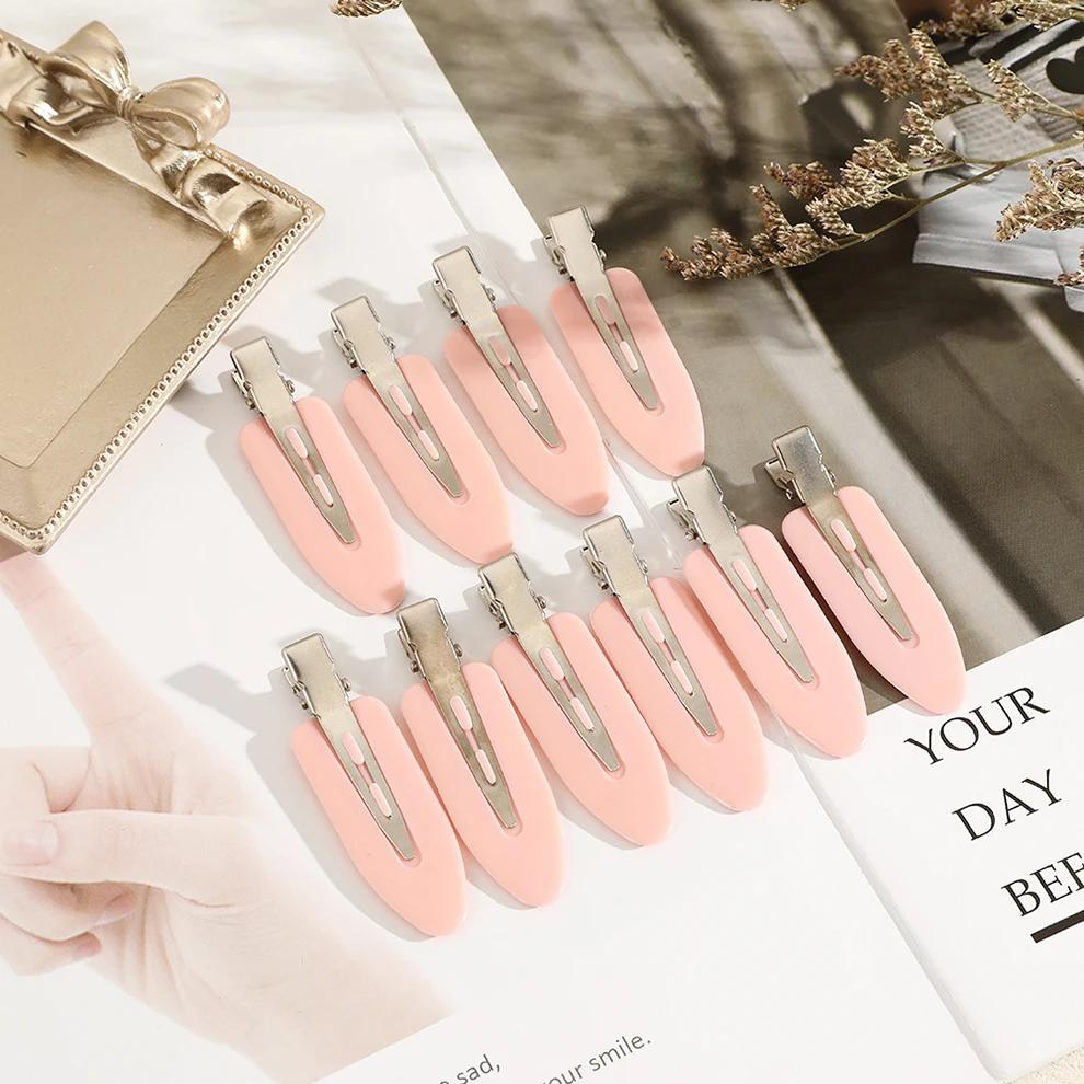 Molans 10 pièces/ensemble pinces à cheveux sans couture sans courbure frange latérale Barrette maqui
