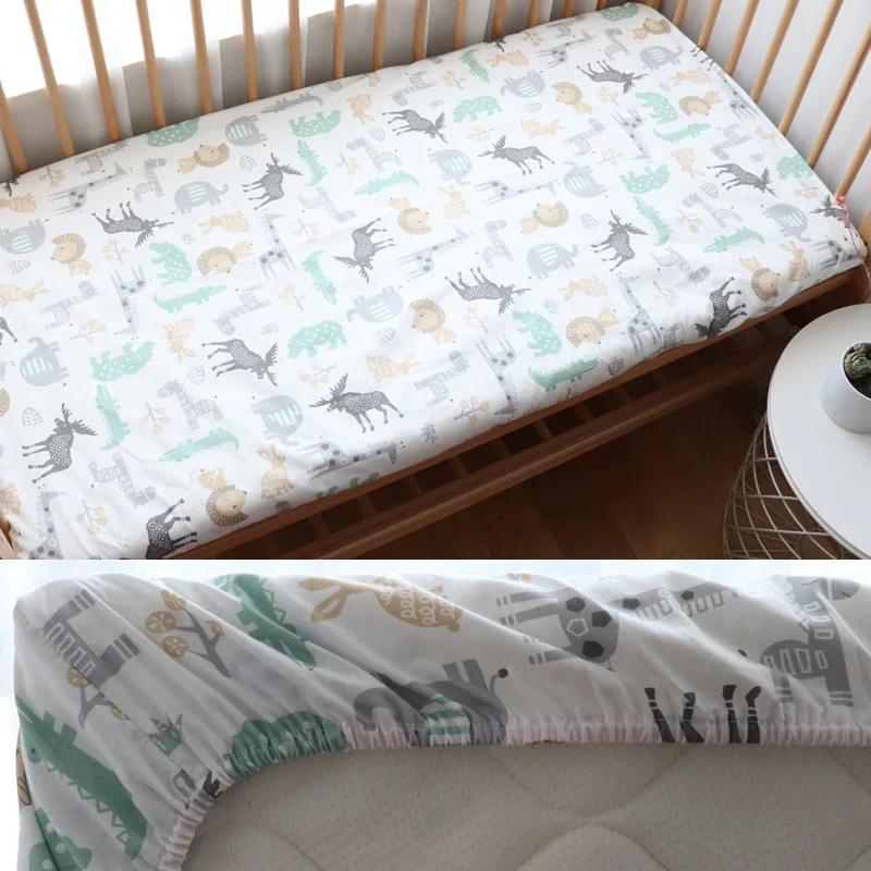 Bébé Drap housse Pour nouveau-Né de Coton Doux Drap de Lit Berceau Pour Enfants Housse de Matelas Pr