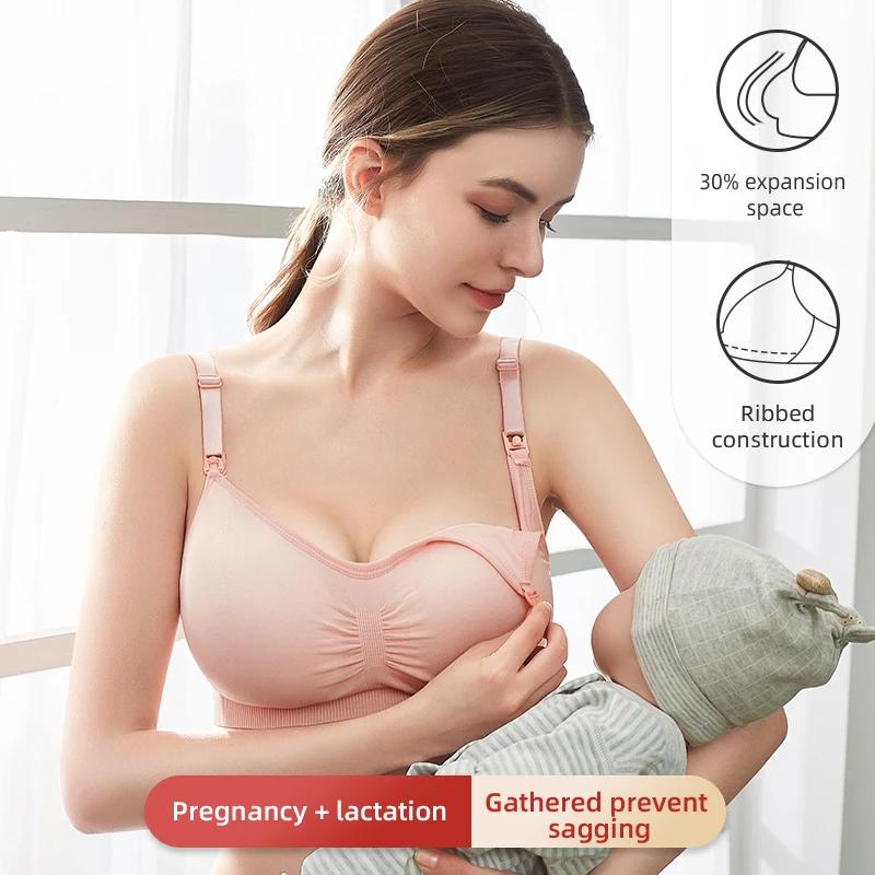 Soutien-gorge d'allaitement grande taille de haute qualité, sous-vêtements d'allaitement respirants 