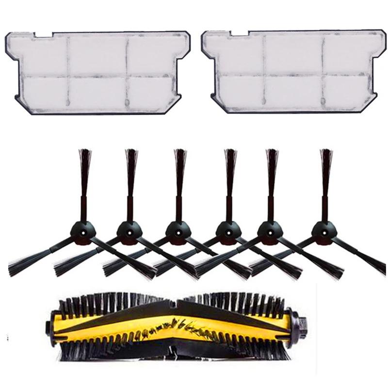 Pièces de rechange pour aspirateur Robot Chuwi ilife V7S V7 V7S Pro, brosses latérales, filtre Hepa,