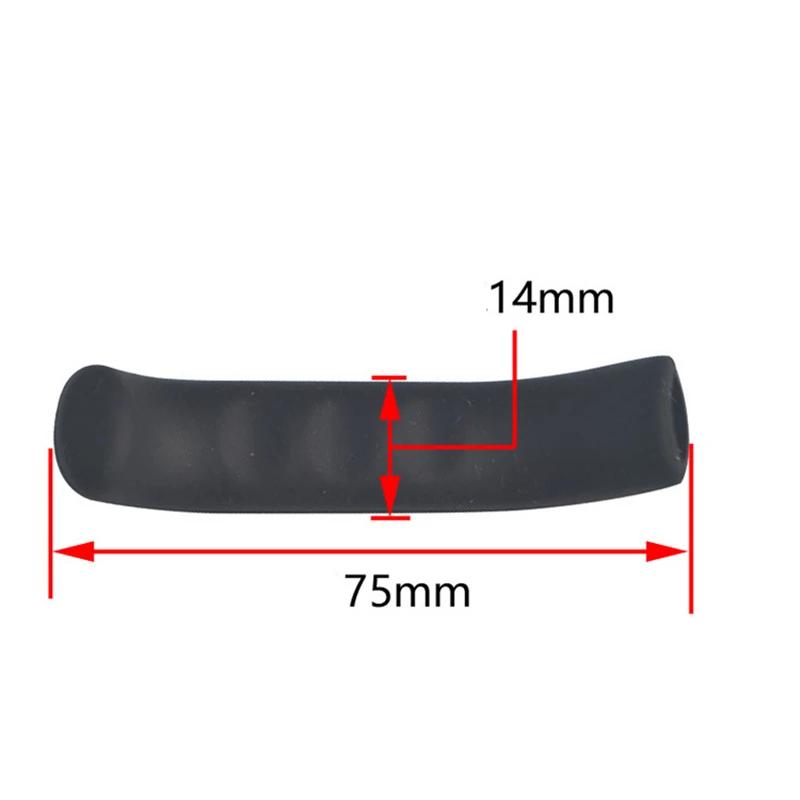 Protecteurs de poignées de vélo en silicone, 1 paire, housse de frein coordonnante, manchon de poign