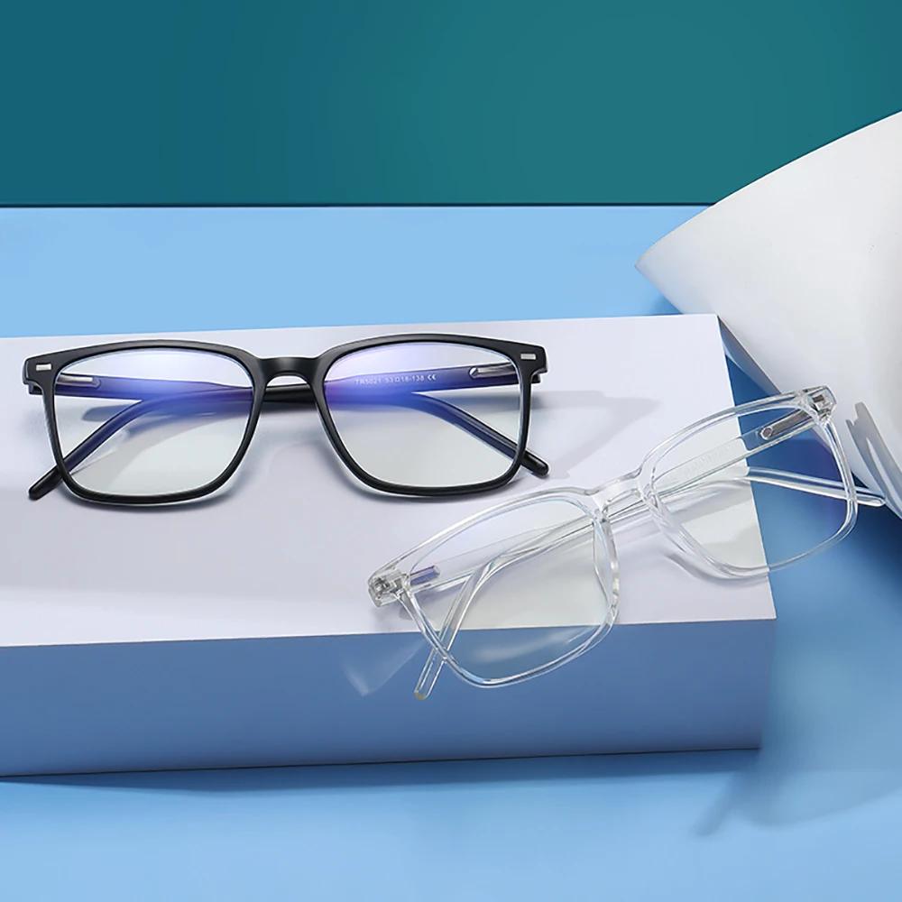 VIVIBEE – lunettes carrées classiques pour hommes, bloquant la lumière bleue, pour jeux sur écran, T