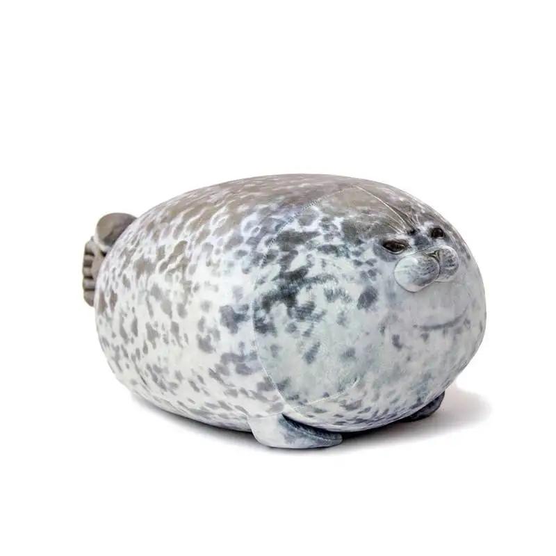 Angry Blob sceau oreiller potelé 3D nouveauté mer Lion poupée en peluche peluche bébé dormir jeter o