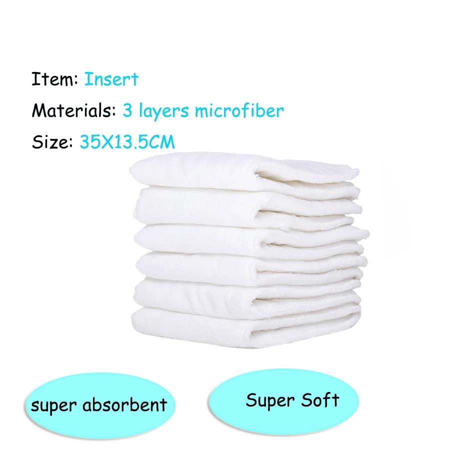 Happyflute nouveau design offre spéciale 4 pièces OS poche couche lavable et réutilisable absorbant 