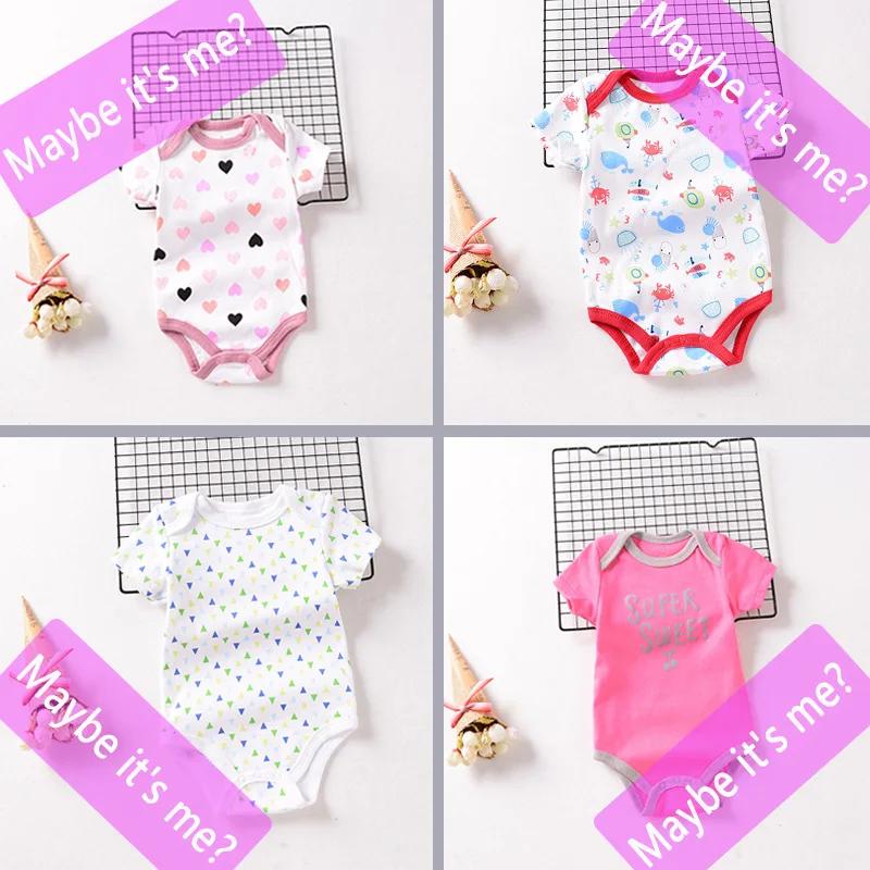 1-2 pièces bébé body pour nouveau-nés été bébé barboteuse fille/garçon vêtements 0-12M nouveau-né vê
