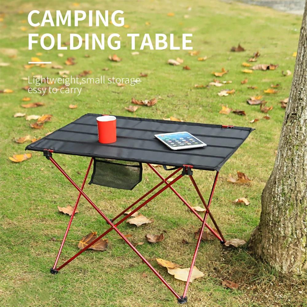 Table pliable Portable, mobilier d'extérieur de Camping, lit d'ordinateur, pique-nique, bureau plian