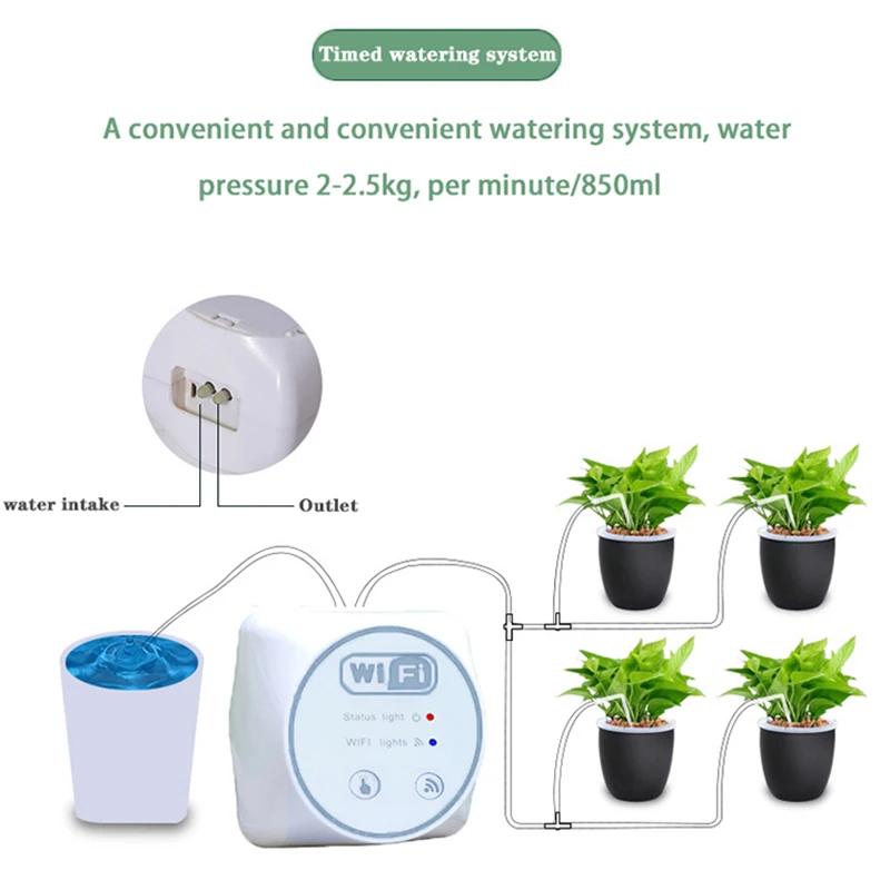 Contrôleur d'irrigation de jardin intelligent WiFi, système d'irrigation goutte-à-goutte automatique