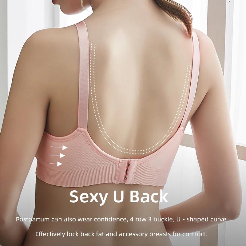 Soutien-gorge d'allaitement grande taille de haute qualité, sous-vêtements d'allaitement respirants 