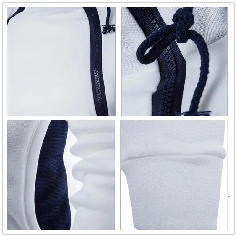 Sweat à capuche à manches longues pour homme, pull à col haut avec fermeture éclair, manteau noir