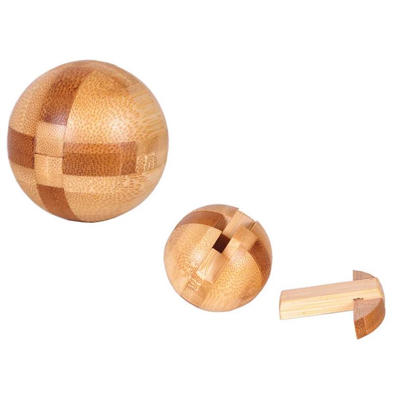 Petit casse-tête Lu Ban Lock IQ, jouet éducatif pour enfants, jouets de déverrouillage Kong Ming en 