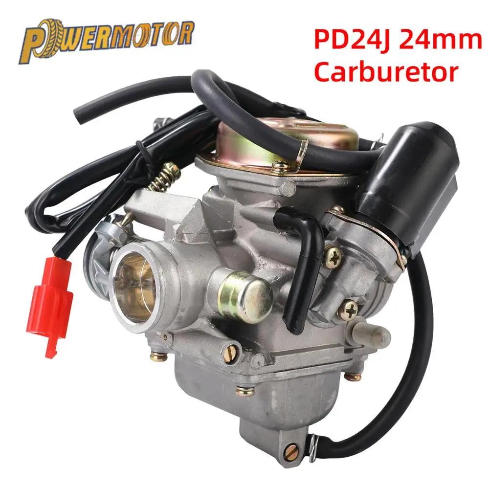 Accessoires de carburateur de moto GY6 125cc 150cc, système de carburant PD24J, carburateur ATV Kart
