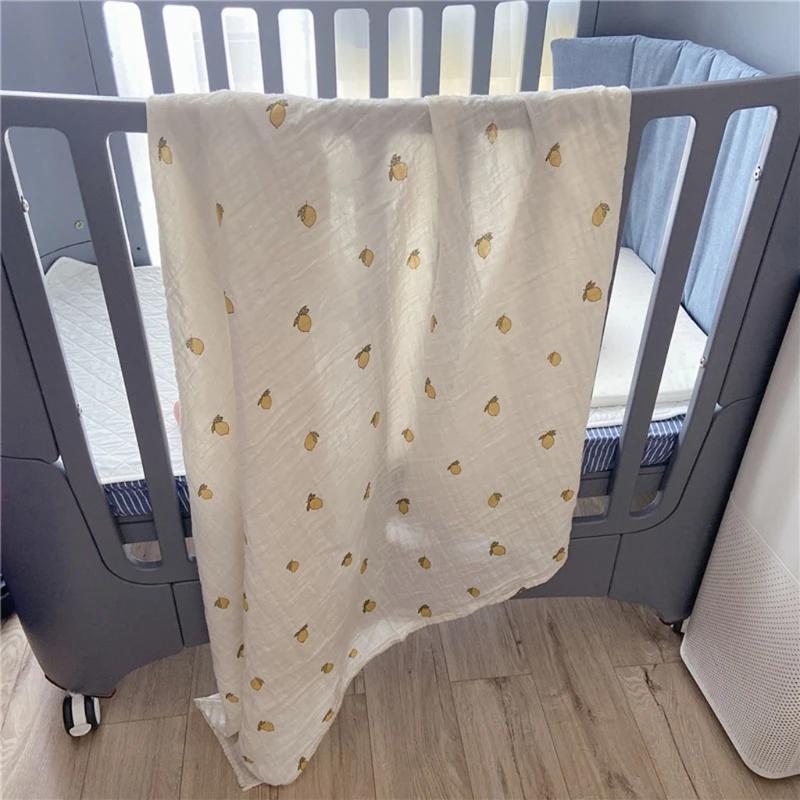 Couvertures en mousseline de coton pour bébé, accessoires pour nouveau-nés, couverture de réception 