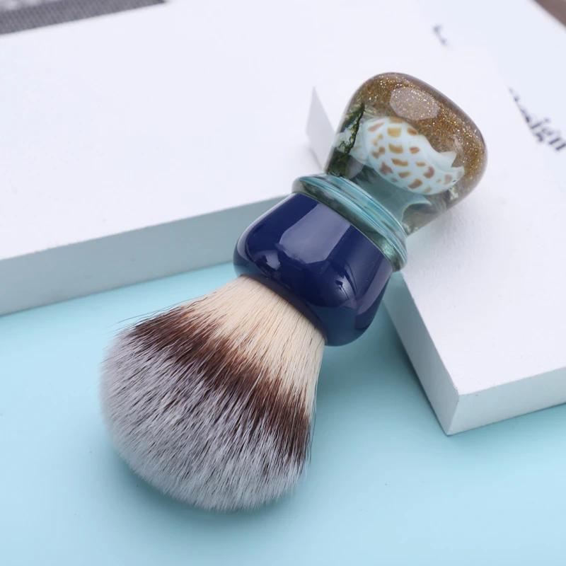 YAQI – brosse de rasage pour hommes, en cheveux synthétiques, 24mm