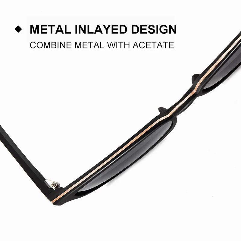 CAPONI – lunettes de soleil polarisées pour hommes, Design classique, protection des yeux, nuances n