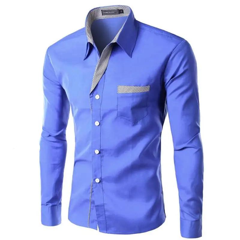 Nouvelle Chemise Homme Tendance 2026 Coupe Slim Manches Longues Design Formel Décontracté Marque Che