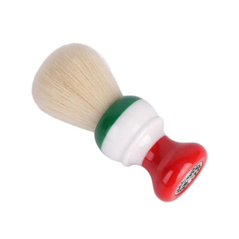 YAQI Freedom drapeau italien 24mm cachemire noeud synthétique hommes blaireau