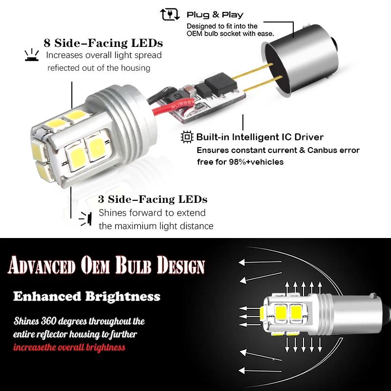 IJDM-Feux de voiture Canbus BA9S, BAX9S, BAY9S, LED pour les barrage de la voiture ou les feux de st