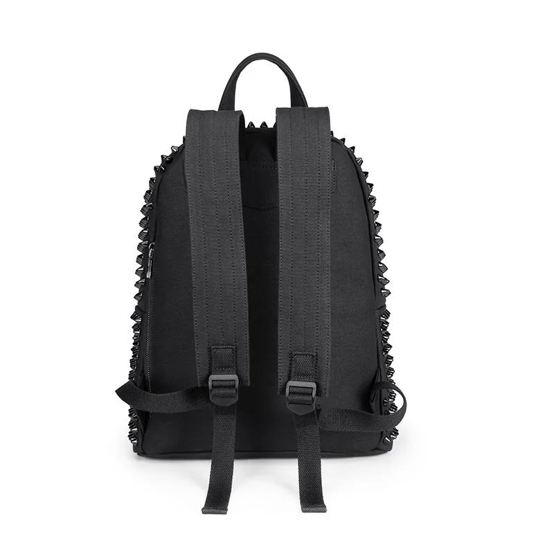 JIEROTYX – sacs à dos à rivets en cuir souple lavé pour femmes, sacoches d'école pour filles, sacs P
