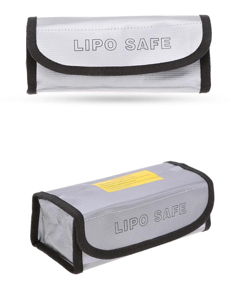 185x75x60mm carré RC LiPo sac de sécurité batterie sécurité ignifuge antidéflagrant garde batterie P