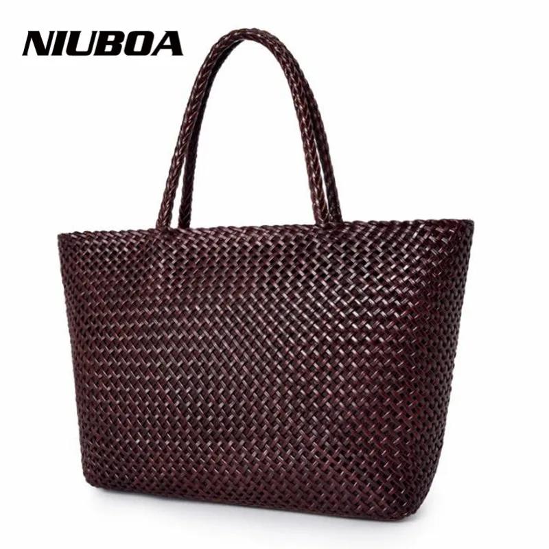Sac à main en cuir pour femme, grand sac fourre-tout romantique tissé à la main, sac seau en cuir de