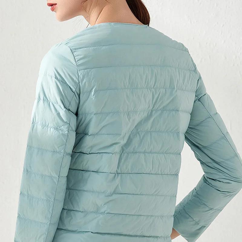 NewBang Ultra léger duvet de canard femmes mat tissu léger manteau chaud femme coupe-vent Parka femm