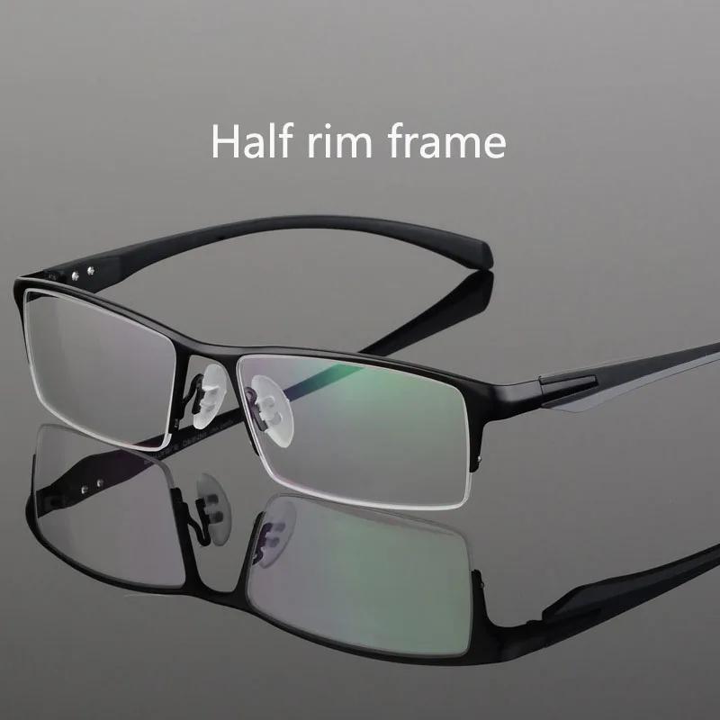BCLEAR hommes alliage de titane lunettes cadre lunettes branches flexibles jambes IP galvanoplastie 