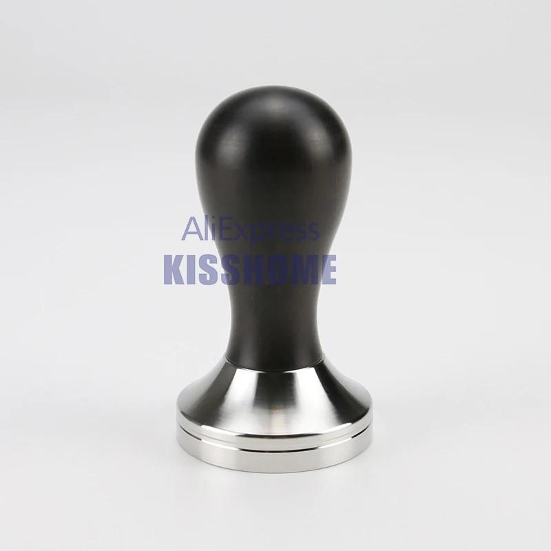 Doseur à café 41mm 49mm 51mm 53mm 57.5mm 58.35mm, manche en bois, acier inoxydable, Delonghi Brevill