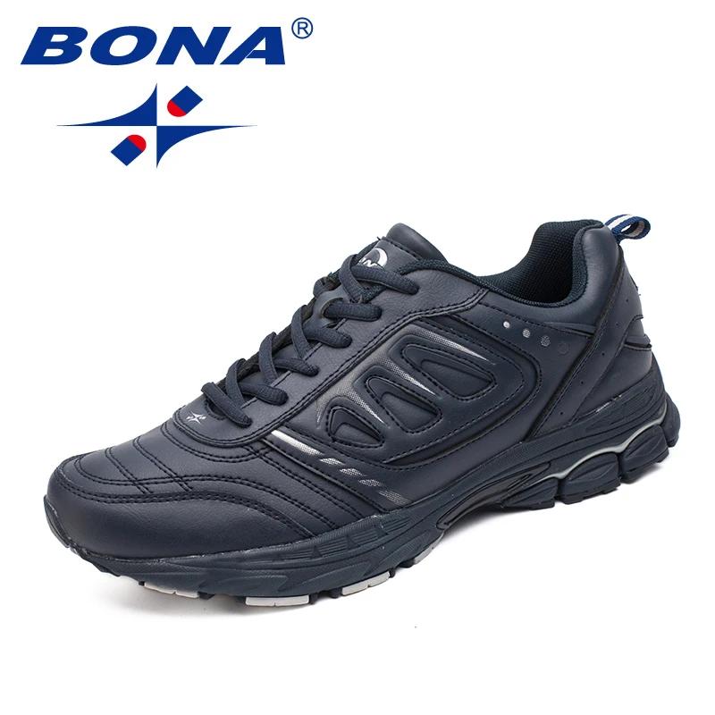 BONA nouveau Style hommes chaussures de course en plein air Jogging Trekking baskets à lacets chauss