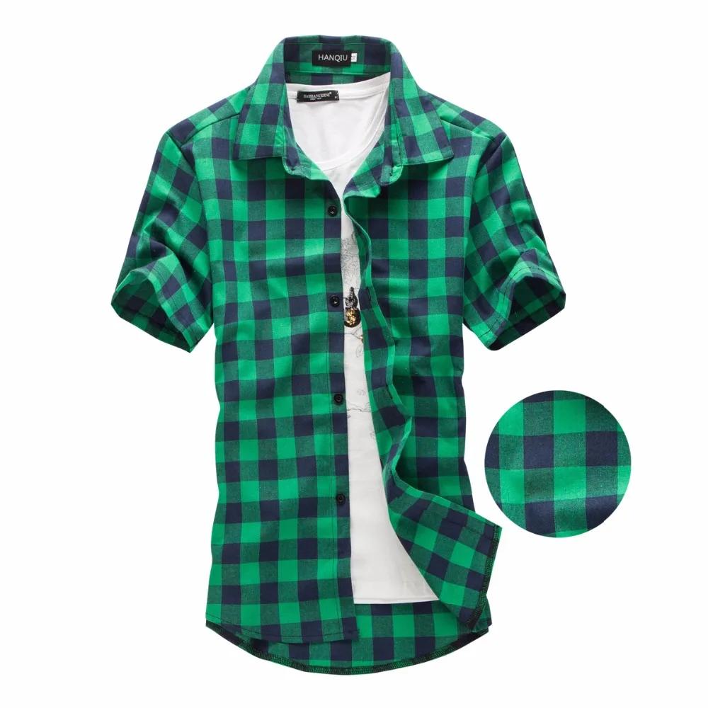 Chemise à carreaux rouge et noire pour homme – Nouvelle collection été 2026 – Chemise homme à manche