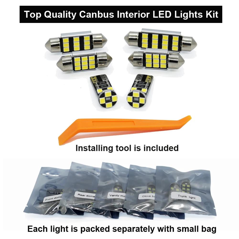 Zoomsee-Kit d'éclairage intérieur LED pour voiture, Canbus, Audi A1 8X A3 8L 8P 8V A4 B5 gods B7 B8 