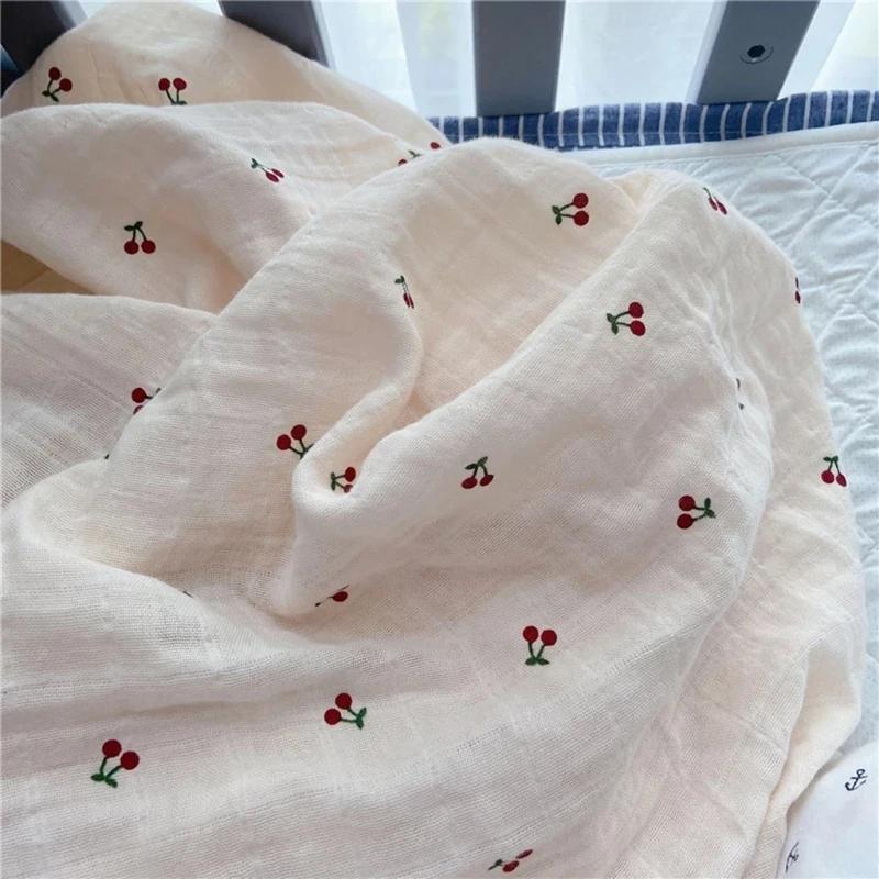 Couvertures en mousseline de coton pour bébé, accessoires pour nouveau-nés, couverture de réception 