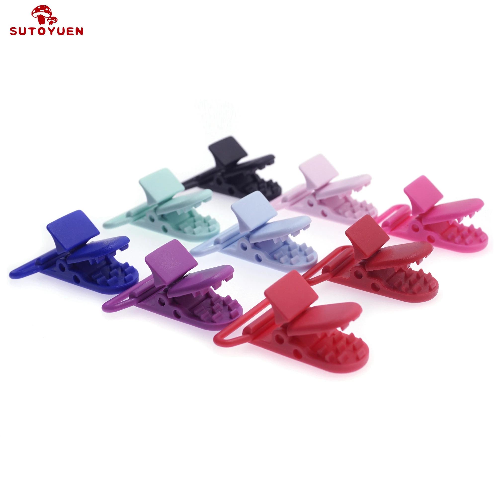 Sutoyuen – attache-tétine en plastique pour bébé, attache-sucette factice, porte-chaîne pour ruban d