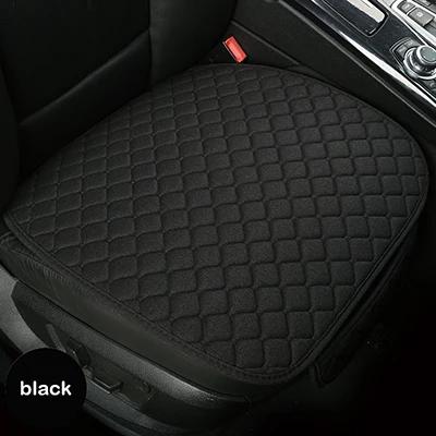 Housse de protection universelle pour siège de voiture, en lin, avant, arrière, été, tapis de coussi