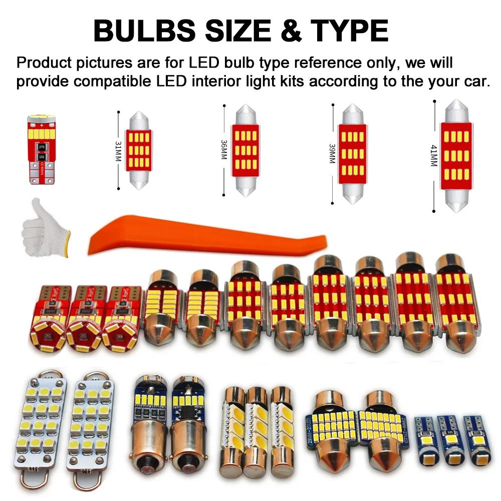 MDNG – Kit de lumière LED pour dôme de carte intérieure Canbus, pour Hyundai Santafe Grand Santa Fe 