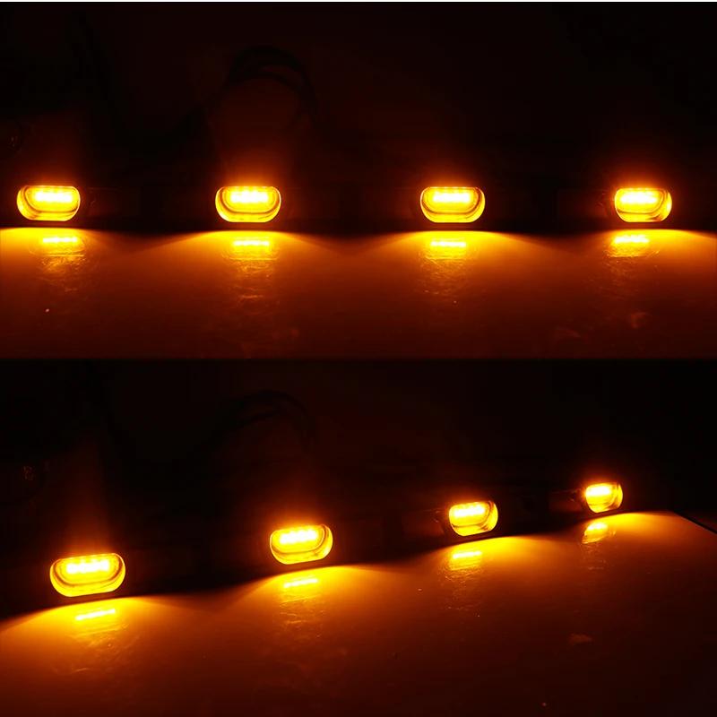 Kit de feux de calandre avant LED ambre/blanc avec faisceau de câblage pour Toyota Tacoma 2012-2015,