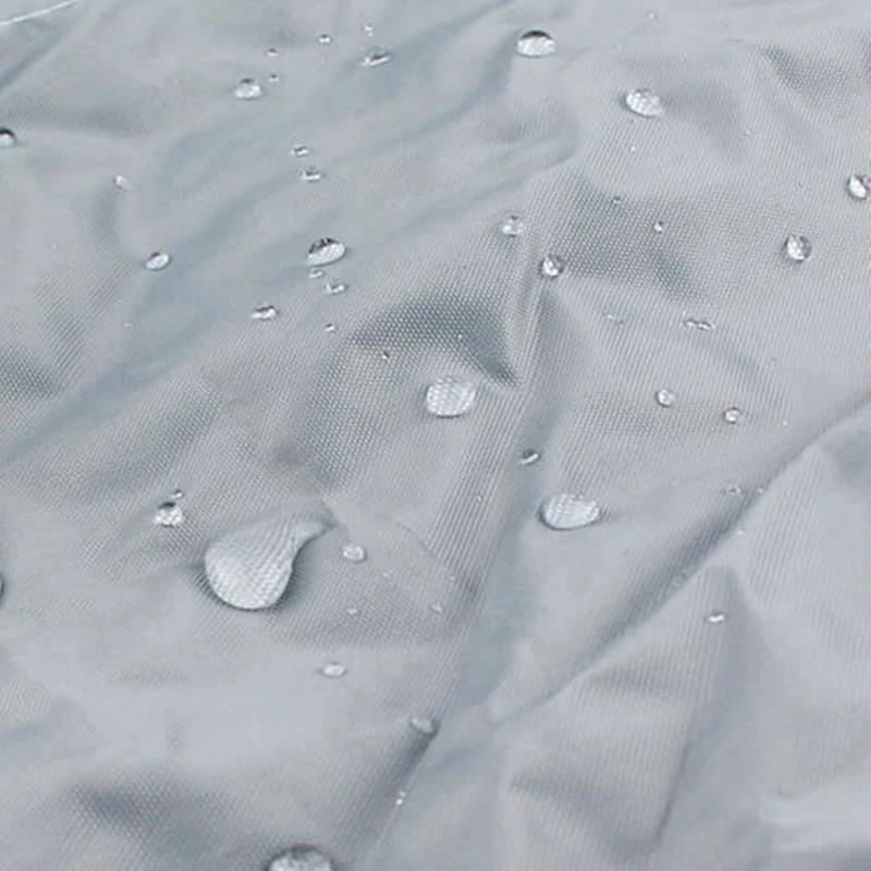 Housse de protection argentée pour patio de jardin, 68 tailles, housse anti-poussière pour meubles e